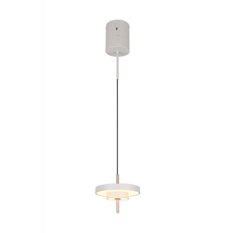 Lampe suspendue à LED pour salle à manger, réglable en hauteur, intensité variable, CCT, gris (1/5)