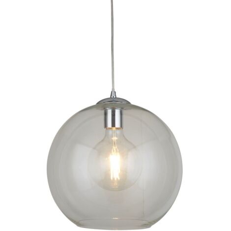 Searchlight Balls - Suspension à 1 lumière, chrome, abat-jour en verre, E27 (1/3)