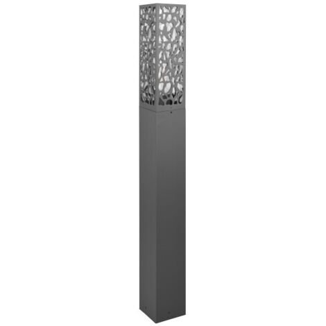 Borne extérieure culot E27 100 cm – Aluminium – Indice de protection IP44 – Compatible ampoules jusqu'à 40W – Trio