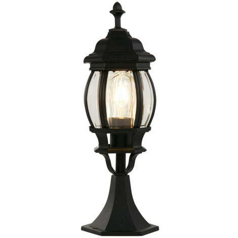 Searchlight Bel Aire Poteau extérieur 500 mm, noir avec verre transparent (1/3)