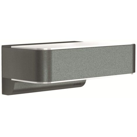 Steinel L 810 LED IHF UP -/ Downlight anthracite - Applique LED avec 160 détecteur de mouvement, Eclairage mural avec puissance de 12,5 Watt et luminosité de 612 lm, Luminaire extérieure, 009847 (1/3)