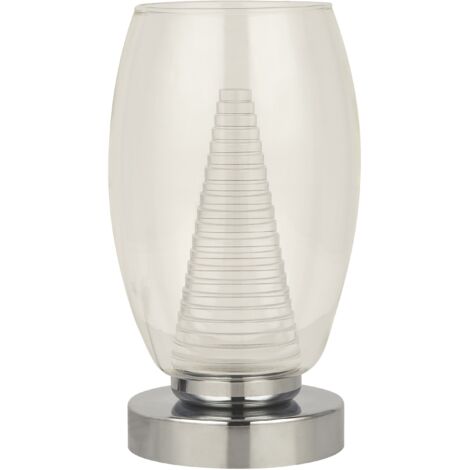 Searchlight Cyclone 1 lampe de table lumineuse, verre clair 3000K (1/3)