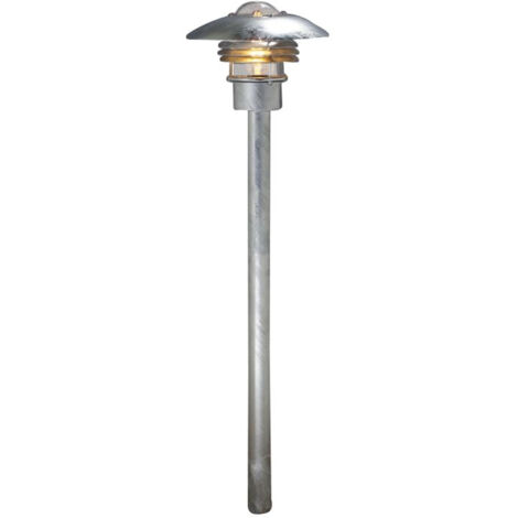 Konstsmide Modena Borne lumineuse d'extérieur moderne en acier galvanisé, IP23 (1/3)