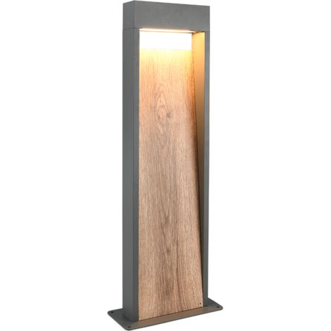 POTELET, SALMON, INCL.1X13W LED/1300LM/3000K, HAUTEUR:60CM,LONGUEUR:21,5CM,LARGEUR:10CM, TRIO