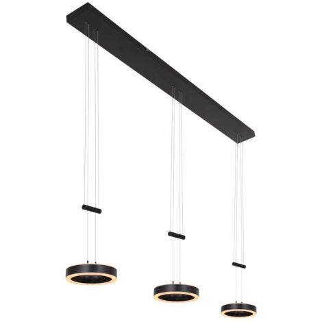 Steinhauer - suspension - Piola - noir - acrylique métal - lampe (1/5)