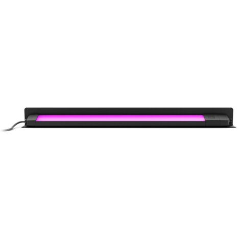 Spot mural linéaire Philips Hue noir – Éclairage blanc et couleur – 1400 lm – Dimmable – Compatible Google Assistant et Alexa (1/10)