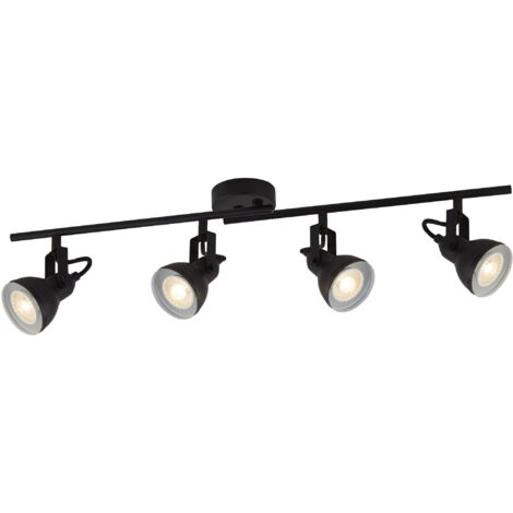 Searchlight Focus 4 Light Spotlight Split-Bar - Noir (1/4)