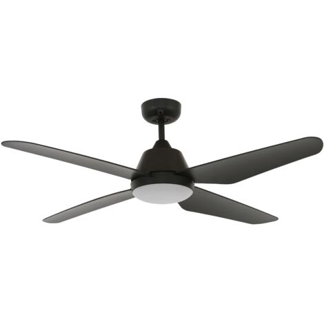 Ventilateur de plafond Aria Noir 122 cm avec LED (1/5)