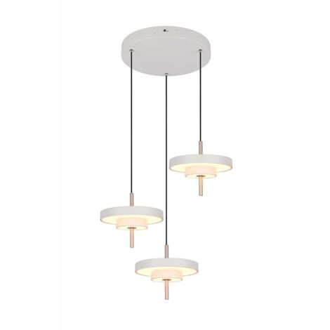 Lampe suspendue lampe suspension salle à manger lumière LED gris CCT hauteur réglable dimmable (1/5)