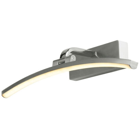 Searchlight Santorini Applique pour tableau 40 cm, argent satiné, chrome poli