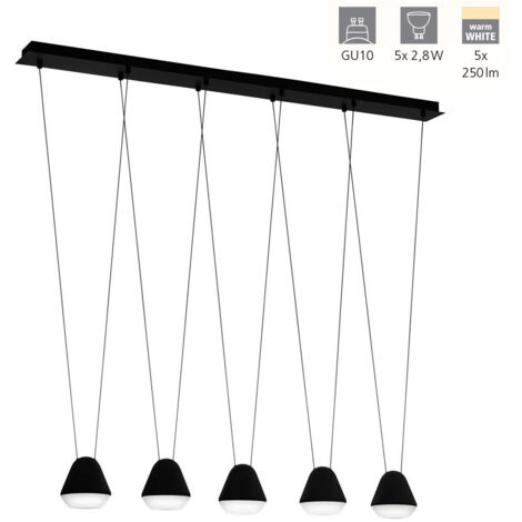 Suspension Palbieta Linéaire - Noir (1/4)