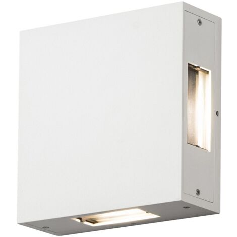 Konstsmide Cremona Applique d'extérieur moderne, blanche, 4x 3 LED haute puissance, IP54 (1/3)