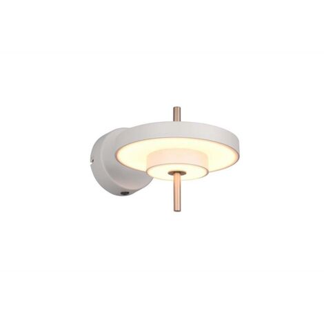 Applique murale de salon, éclairage de couloir, LED dimmable CCT, orientable, gris chaud (1/5)