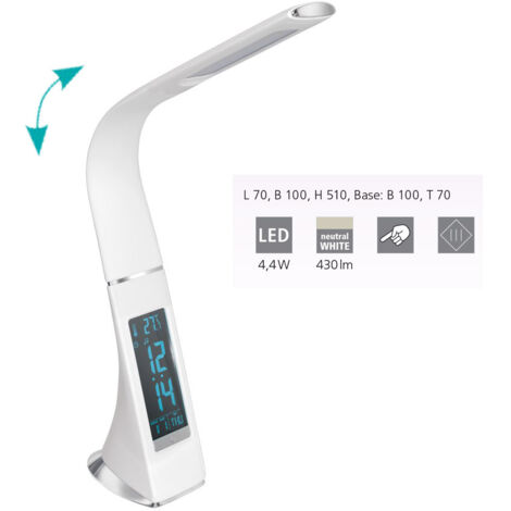 Cognoli lamp table led 3,2 w materiaux polycarbonate couleur blanc couleur couleur color color color color cold light 5000k 97915 (1/4)