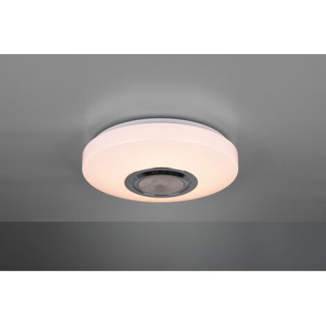 Plafonnier Rond Moderne Led RGB Bluetooth Maia Ø33 cm Blanc Trio Lighting (1/5)