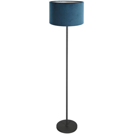 Mexlite - lampadaire - Noor - bleu noir - métal textile - lampe (1/5)