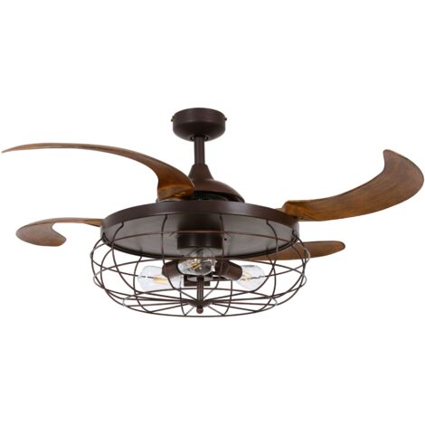Ventilateur de plafond industriel avec bois Fanway Industri Ø 122 cm - 212921 (1/4)