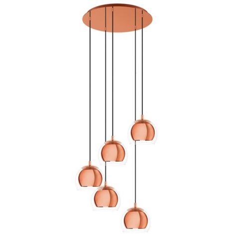 Suspension Rocamar Ronde - Cuivre|Transparent (1/3)