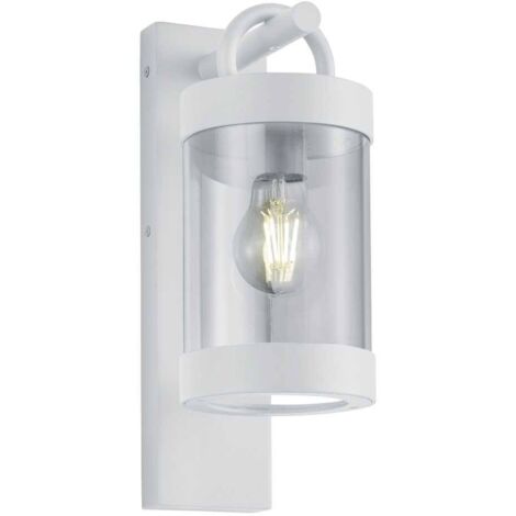 Applique Lanterne Sambesi Blanc IP44 Capteur Crépusculaire Trio Lighting