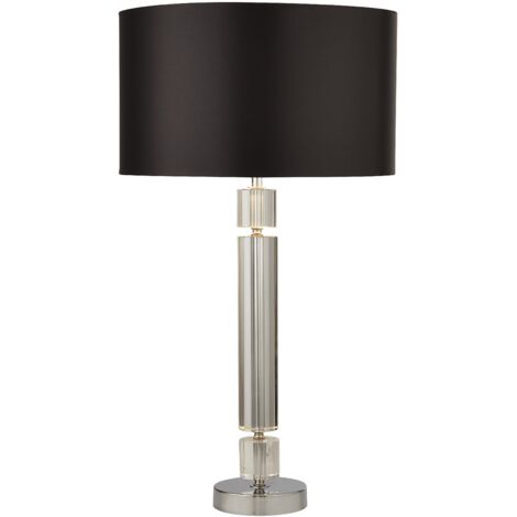 Lampe Liana 1x60W E27 Chrome Noir Argent (1/3)
