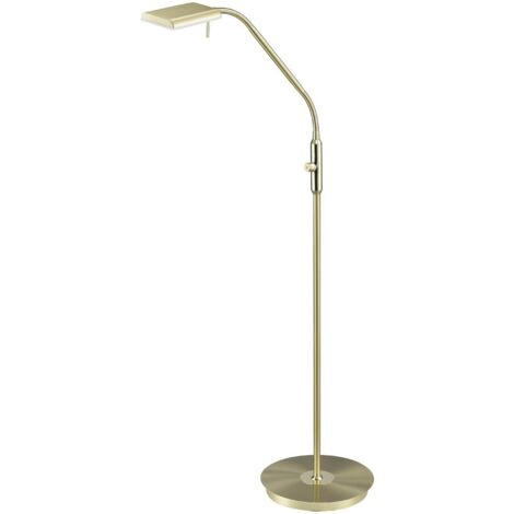 Lampadaire Studio Bras Flexible Led Bergame Laiton Trio Lighting (1/3)