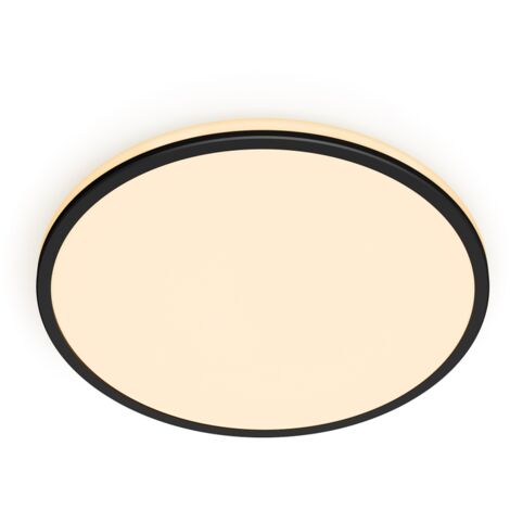 Plafonnier Philips Ozziet Noir ⌀30cm 18W (1/5)