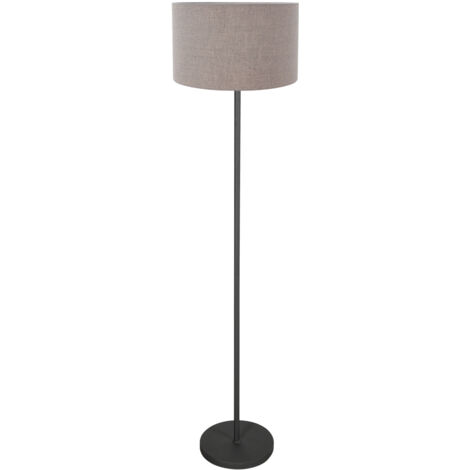 Mexlite - lampadaire - Noor - gris noir - métal textile - lampe (1/5)