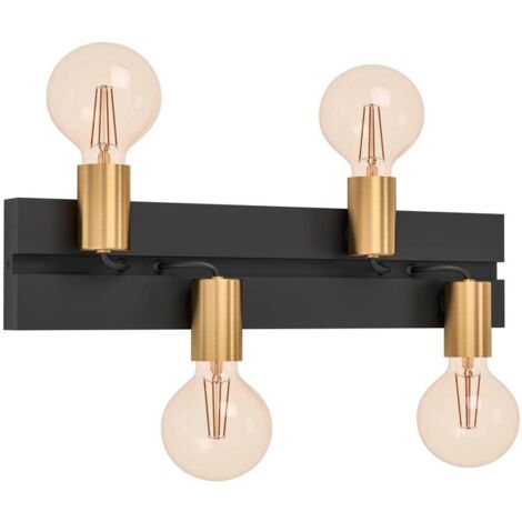 Lampe murale Macchione E27 4x10w L: 50cm H: 11 cm Dimmable (1/5)