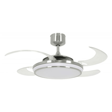 Ventilateur de plafond Fanaway EVO1 LED Chrome brossé (1/5)