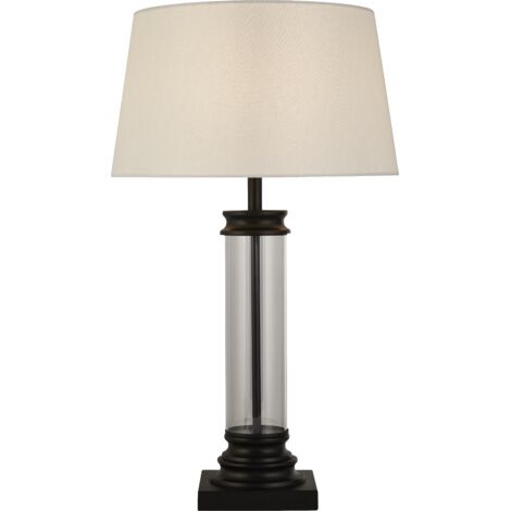 Lampe Pedestal 1x60W E27 Noir (1/4)