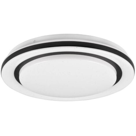 Plafonnier blanc Cartida blanc avec du noir - R67244000 (1/3)