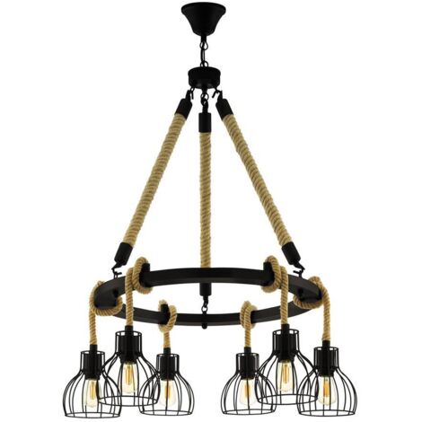 Suspension Rampside Ronde - Noir (1/4)