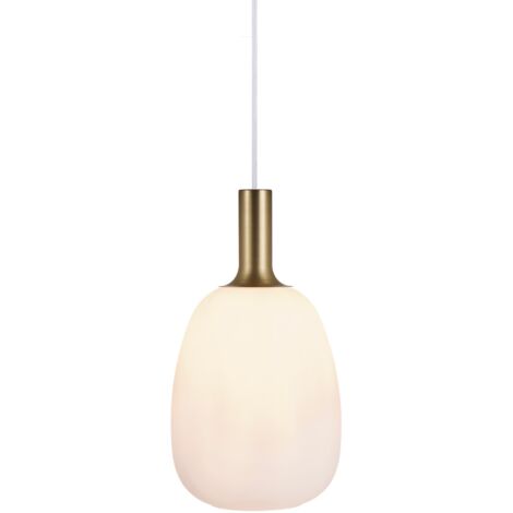 Suspension en verre Alton Ø 23cm blanc - 47303001