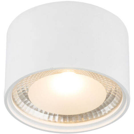 Globo - plafonnier - Serena - blanc - métal - Ø 11cm - LED - (1/5)