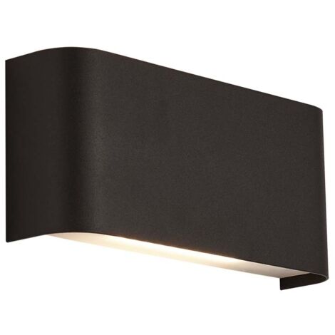 Applique MATCH BOX LED 2L 10W 978lumens 3000k métal noir up et down (1/4)