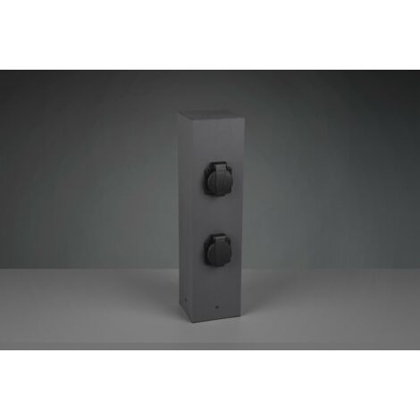 Trio d'Éclairage tourelle italie jardin anthracite ip44 9964-42 (1/6)