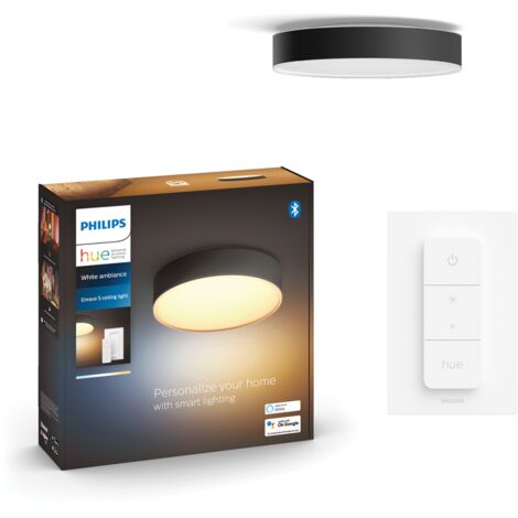 Plafonnier Hue Enrave L - White Ambiance Ø 42,5 cm noir - 915005996901 (1/5)