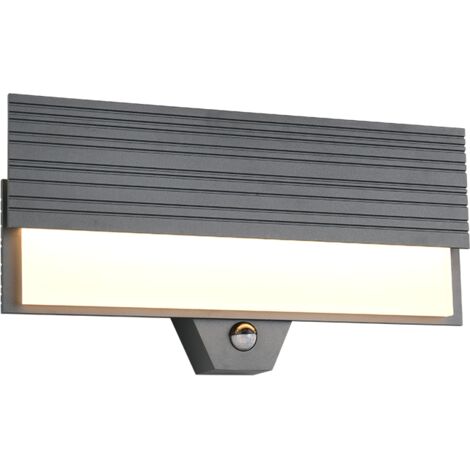 Applique murale design Mariza anthracite avec capteur - 247069142 (1/3)
