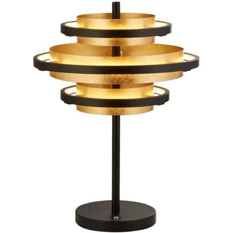 Lampe Hive 13,7W LED Laiton Noir Or Poli (1/3)