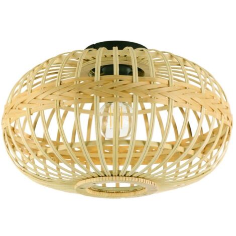 Plafonnier en rotin Amsfield Ø45cm - 43723 (1/5)