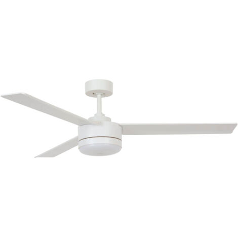 Ventilateur blanc avec lampe Lagoon Ø 132 cm IP55 - 213032 (1/3)