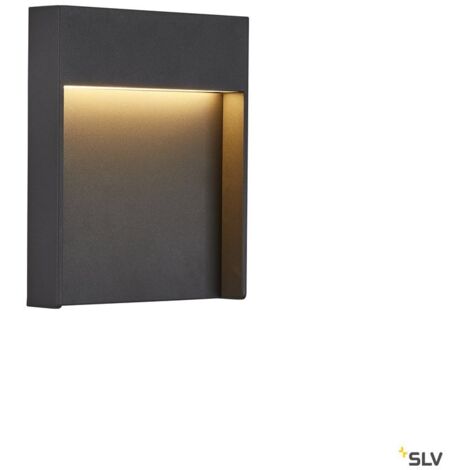 Appliques extérieures LED FLATT applique extérieure anthracite LED 14W 3000K/4000K IP65 - SLV 1002952