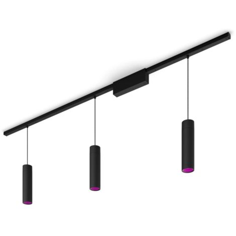 Hue Perifo - White and color set de 3 lampes suspendues noires - 929003117101 (1/5)