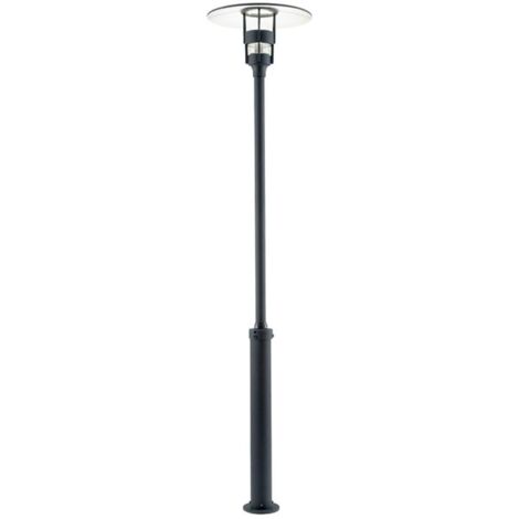 Konstsmide Freja Tête et lampadaire extérieur classique noir mat Max Watt 1x 60, E27, IP44