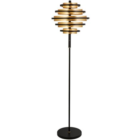 Lampadaire Hive 36,5W LED Laiton Noir Or Poli (1/3)