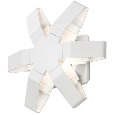 Konstsmide Pescara Applique d'extérieur moderne, étoile blanche, LED haute puissance 3W, IP54 (1/3)