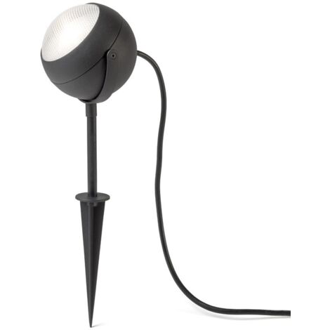 Konstsmide Lecce Spot à effet extérieur, noir, LED haute puissance, 4W 240V, IP44 (1/3)