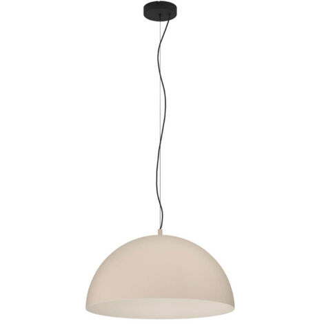Lampe suspendue Gaetano 1 Creme E27 1x40W H: 150 cm Ø53.5 cm Dimmable (1/3)
