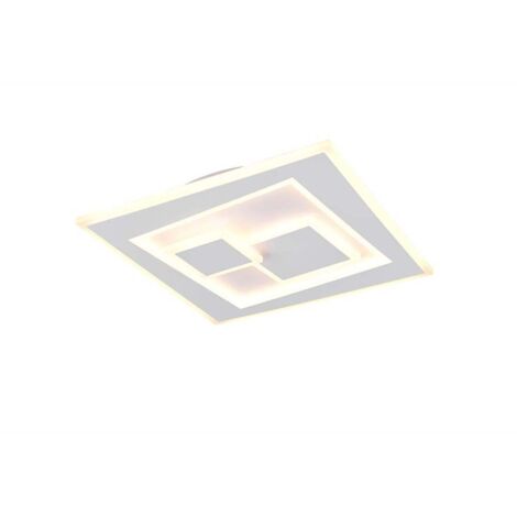 Plafonnier LED avec fonction mémoire, interrupteur, variateur, télécommande, largeur 35,5 cm (1/5)