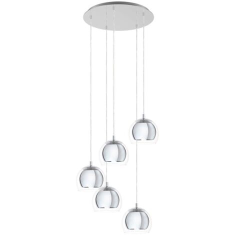 Suspension Rocamar Ronde - Argent|Transparent (1/3)